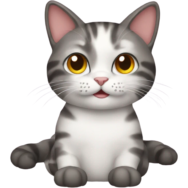 Cat with shoes  emoji