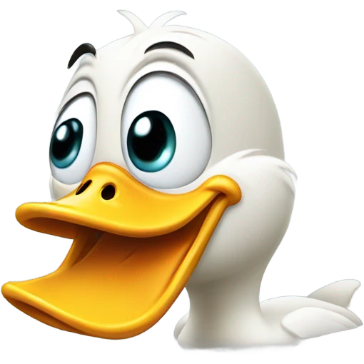 duck crying laugh  emoji