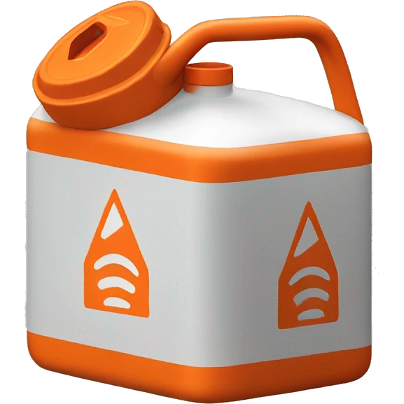 orange gasoline container emoji