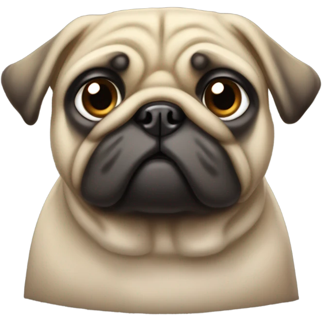 Pug dog emoji