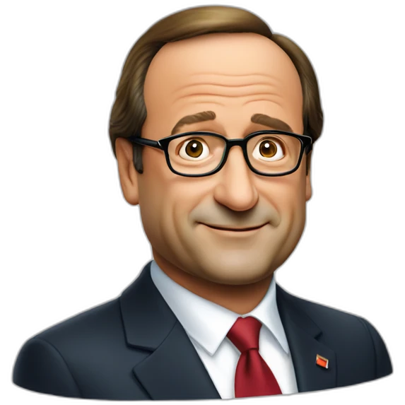 francois hollande de face emoji