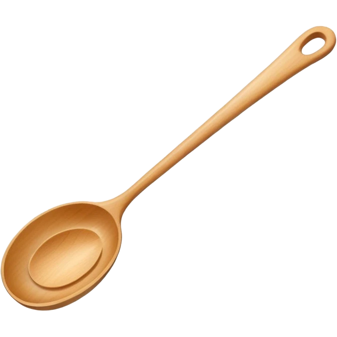 wooden spoon for takeaway emoji
