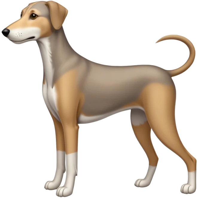 Full body Grey hound dog emoji