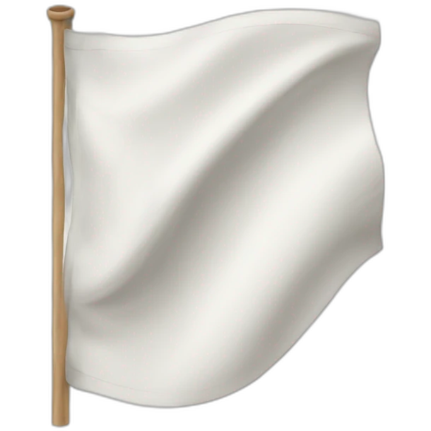 white flag emoji