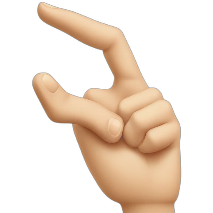 nose with finger emoji