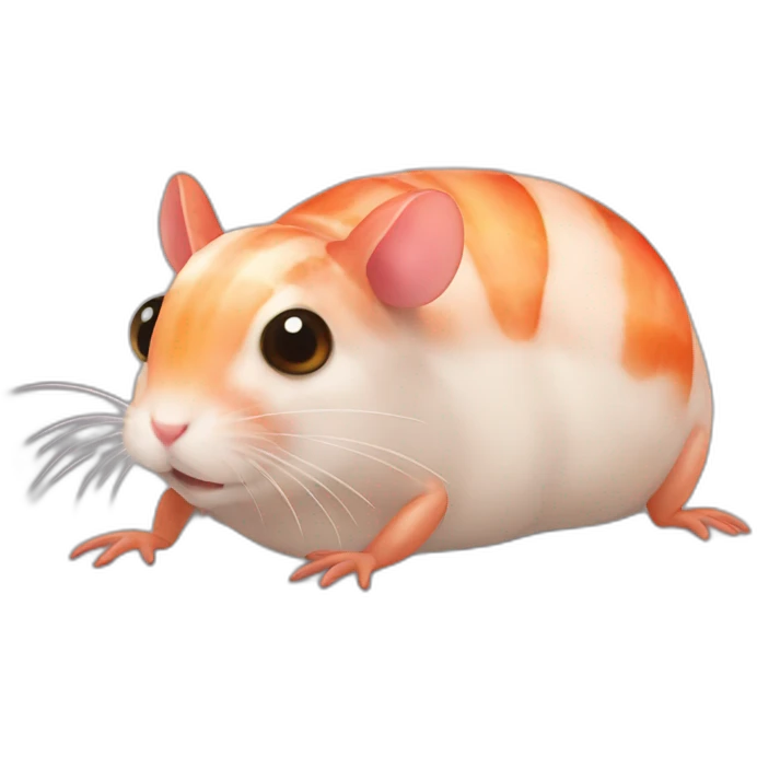 prawn-hamster emoji