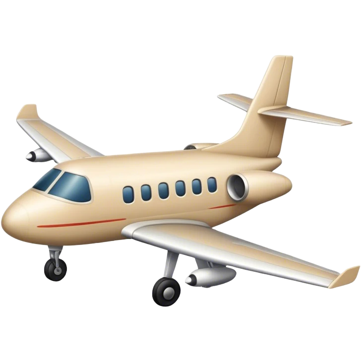 beige airplane emoji