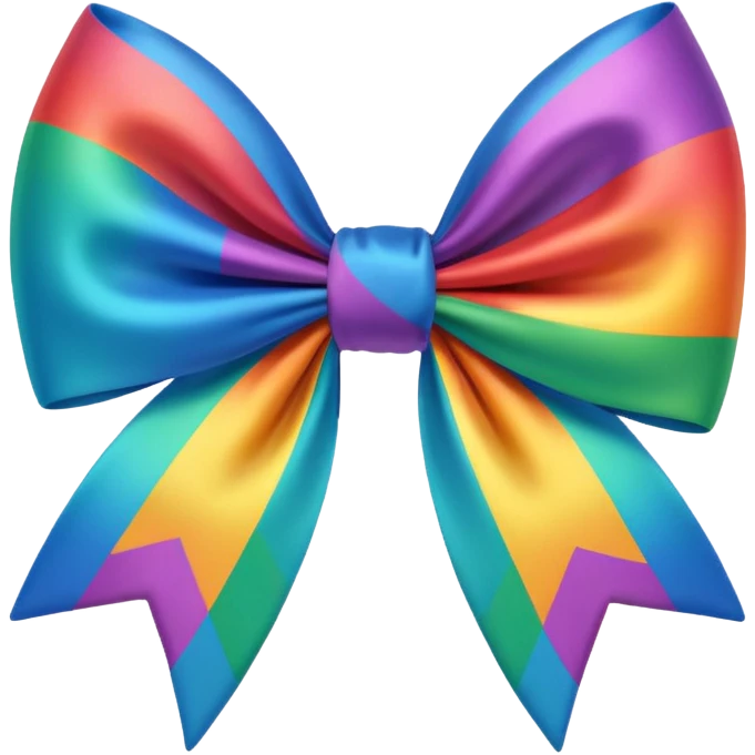 Rainbow Bo w emoji