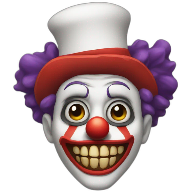 clown-dead-inside emoji
