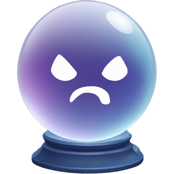 mlack crystal ball emoji