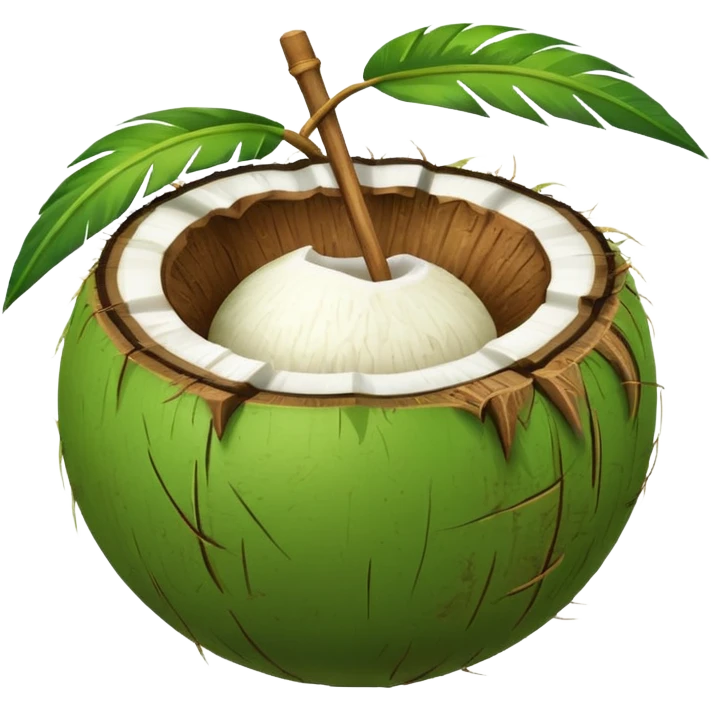 Green Coconut  emoji