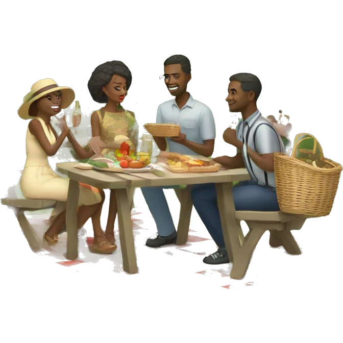 Central Park picnic emoji