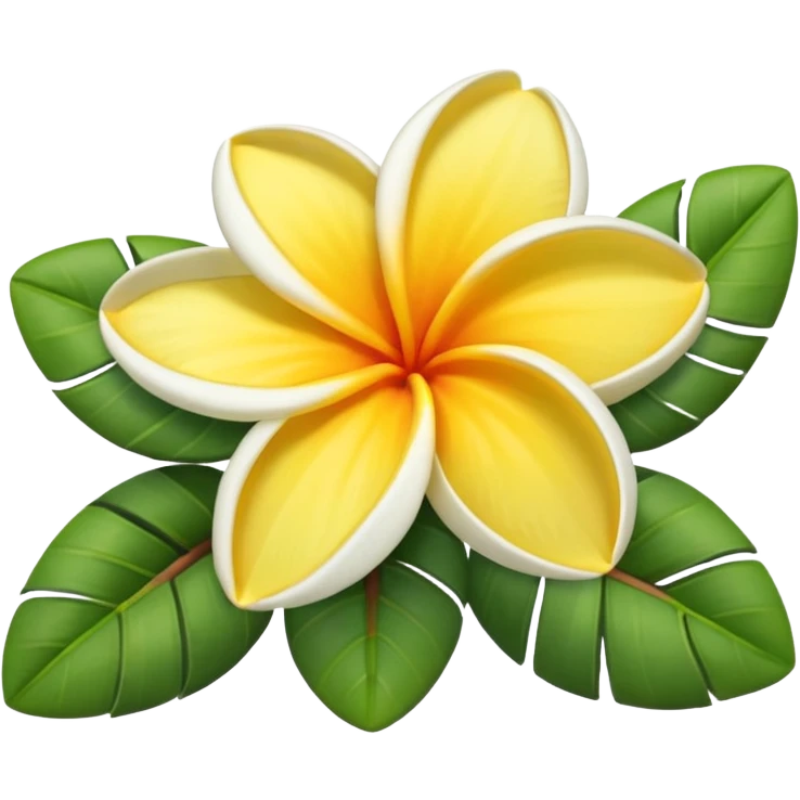 Frangipani emoji
