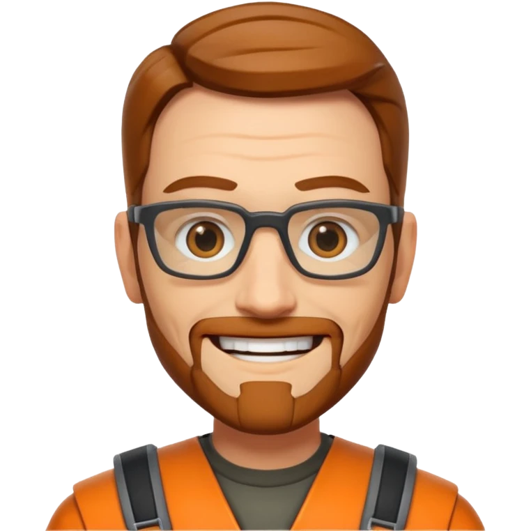 gordon freeman smiling just head  emoji