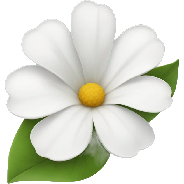 white flower emoji