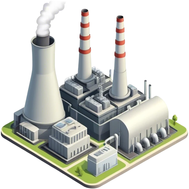 isometric Power Plant  emoji