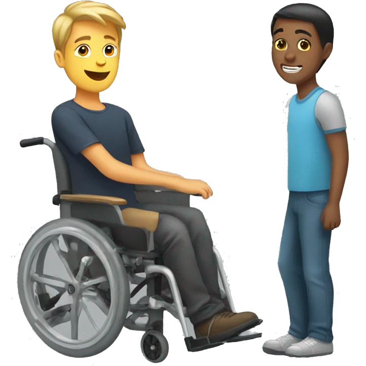 Boy in a Wheelchair emoji