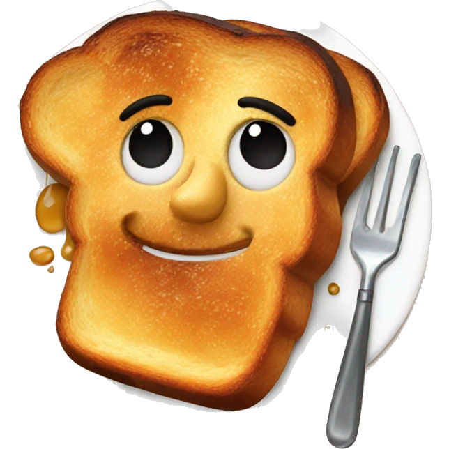 French toast with challah bread emoji