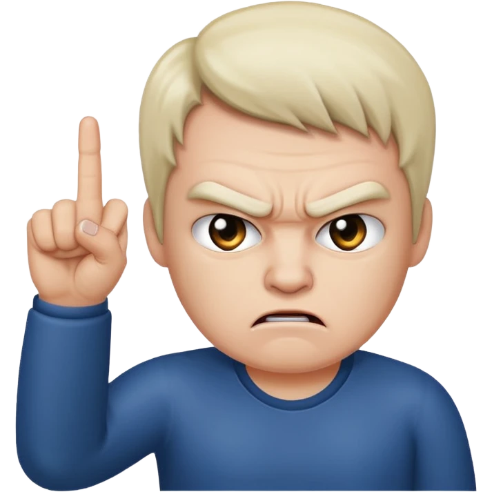 Angry fuck you emoji