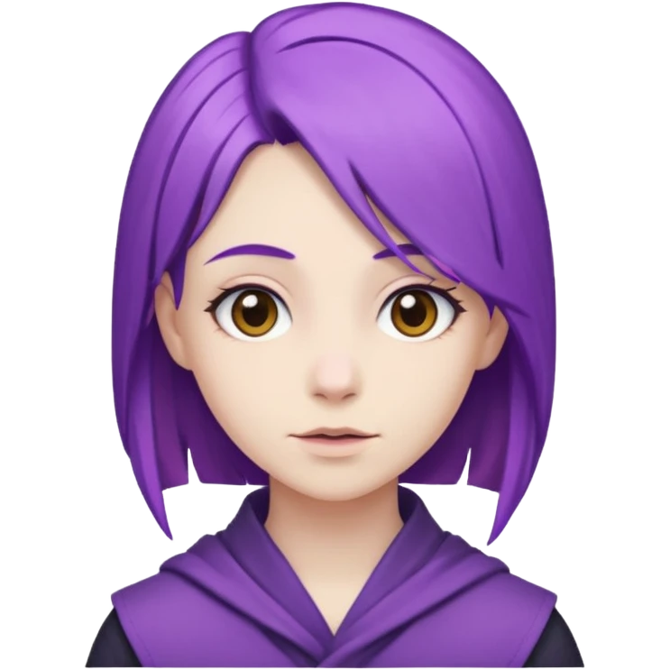 jujutsu kaisen hakari  cheveux violet emoji