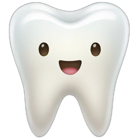 Tooth emoji