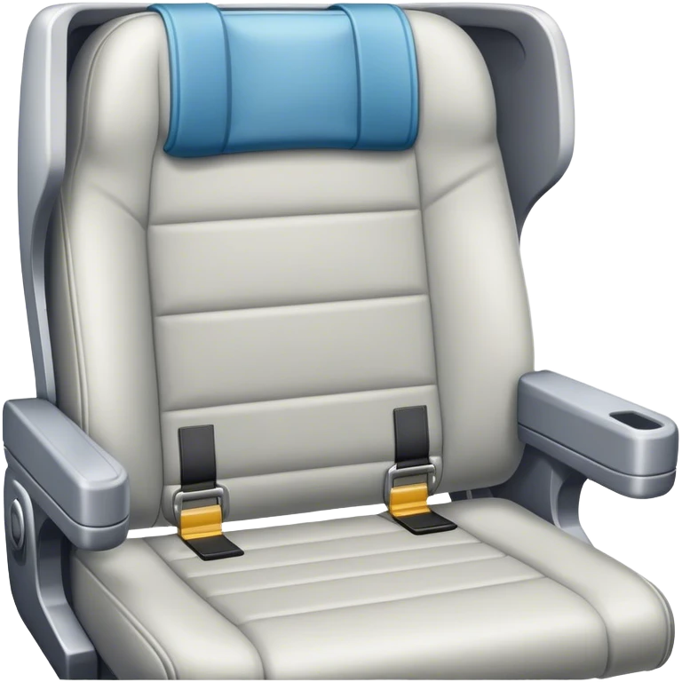 plane seat seatbelt emoji
