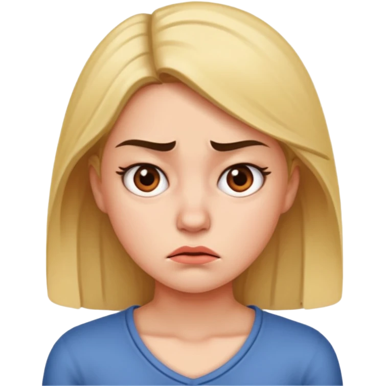 Annoyed girlfriend emoji
