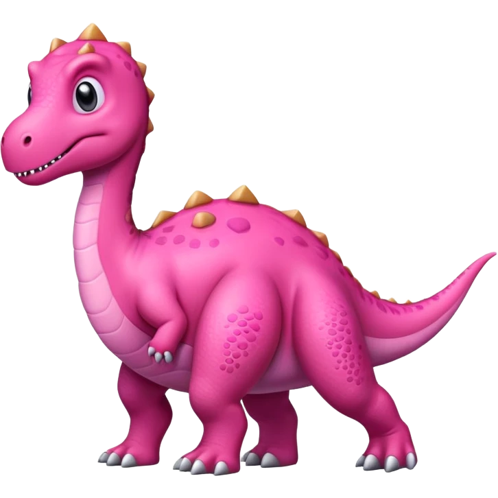 Pink dinosaur emoji