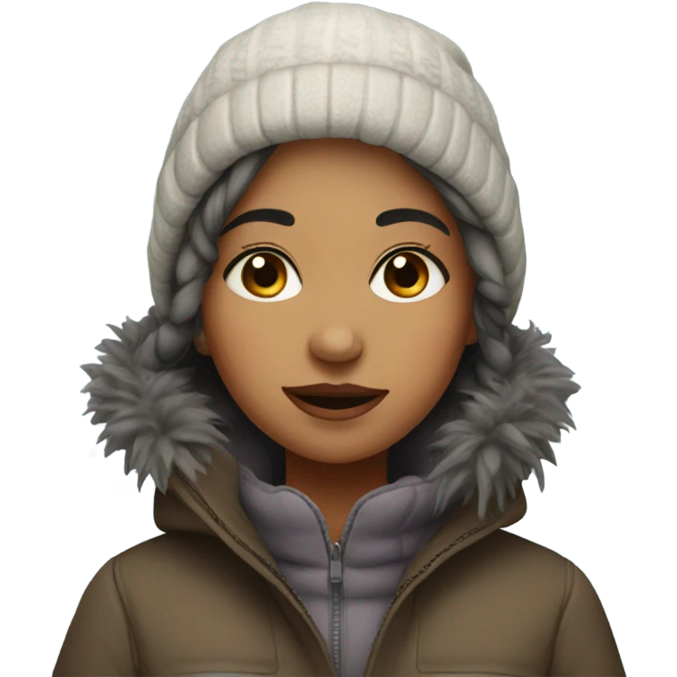 girl in winter emoji