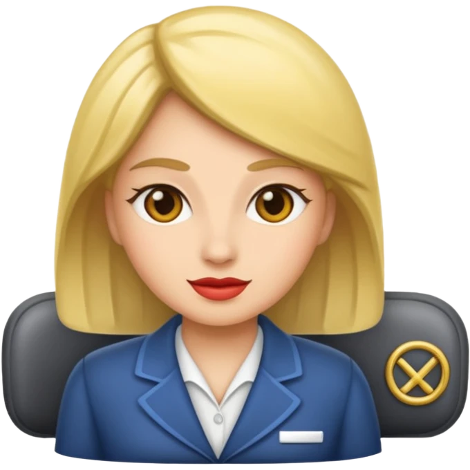 woman first class emoji