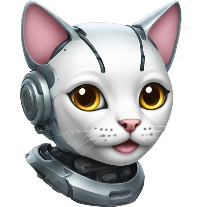 a robot cat emoji