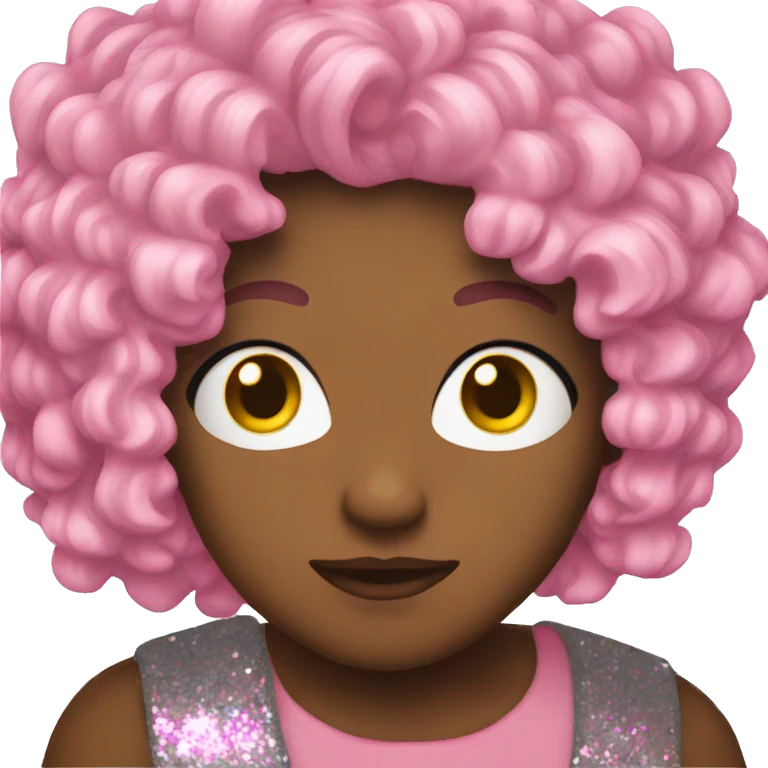 Glitter pop emoji