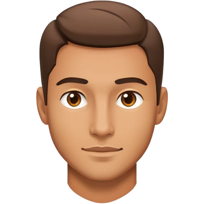 man handsome half body  emoji
