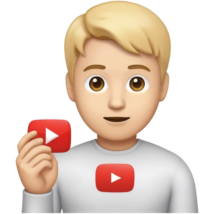 Emoji had youtube in hand emoji