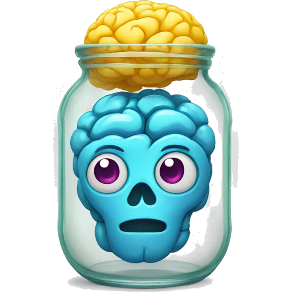 brains in a jar emoji