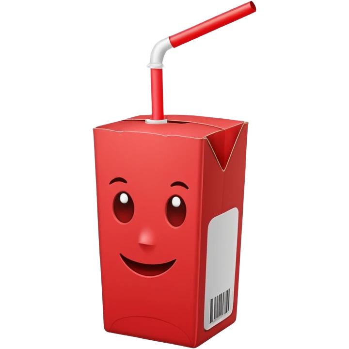 Juice Box RED emoji