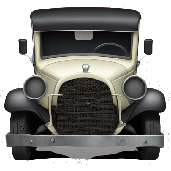 zombie gothic Wednesday Addams.creepy, 1929 ford pickup.  emoji