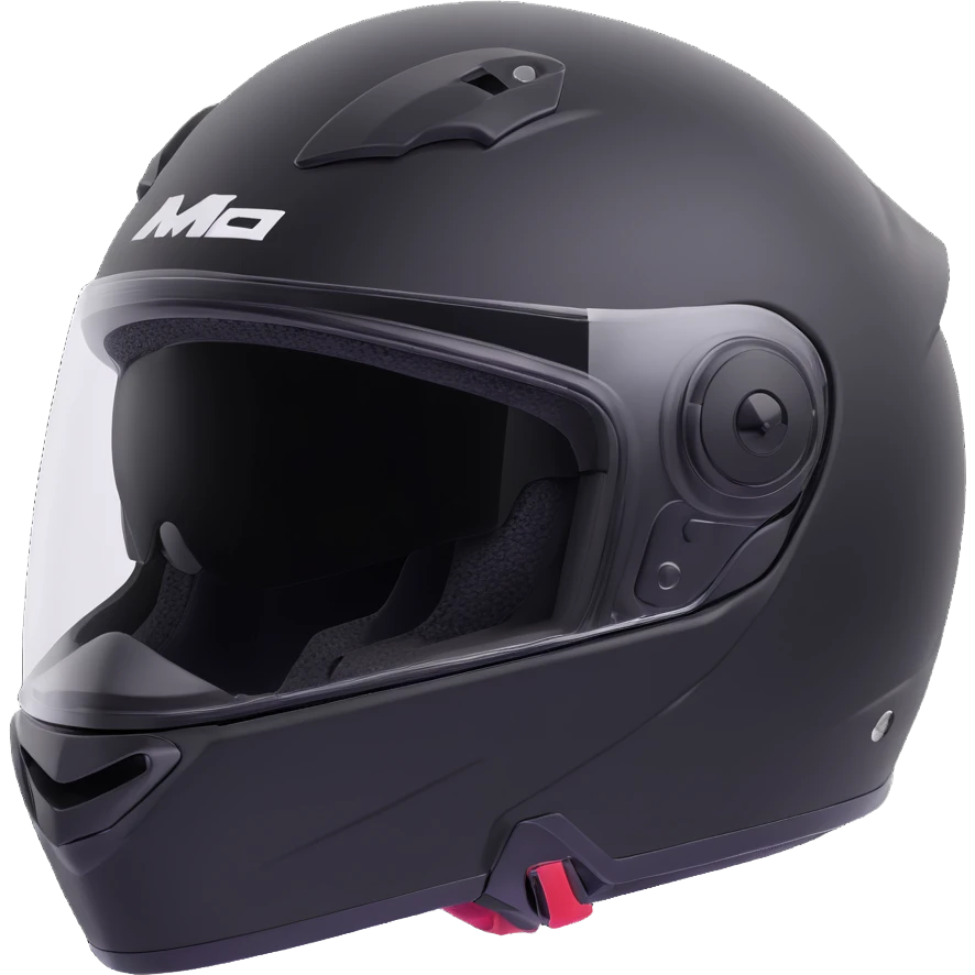 modern snowmobile helmet, black color, sleek and modern design emoji