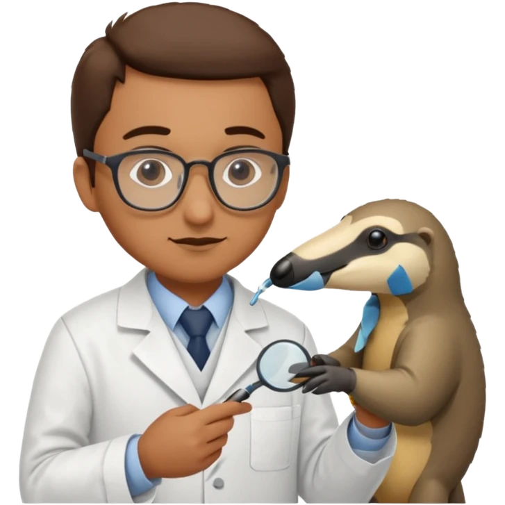 Entomologist ant eater emoji