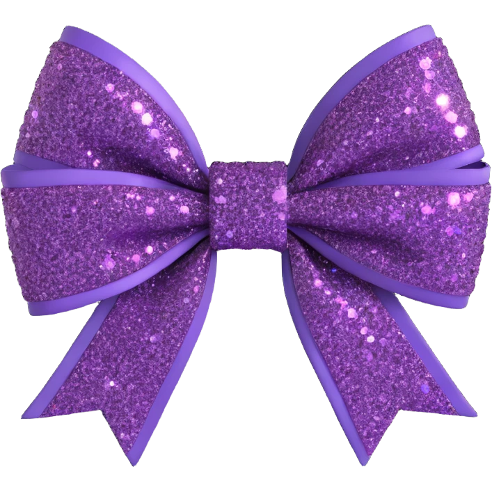 sparkly bow emoji