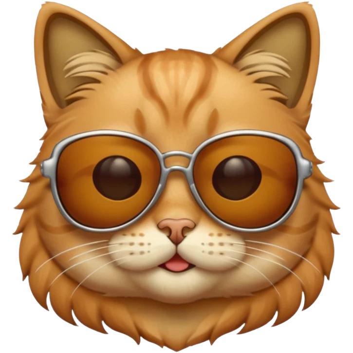 Cat wearing sunglasses emoji