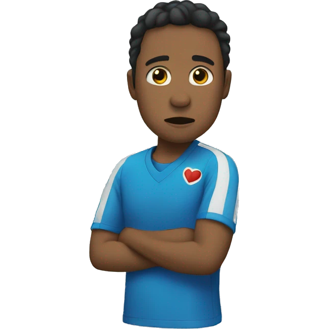 blue heartbreak emoji