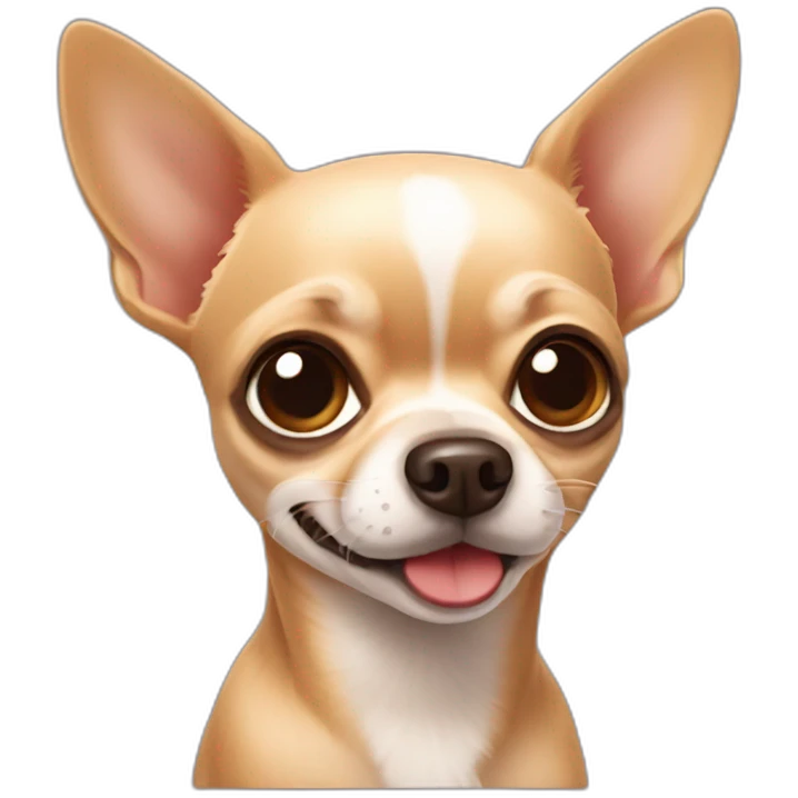 Chihuahua marron emoji
