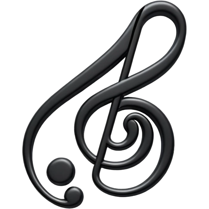 Music clef emoji