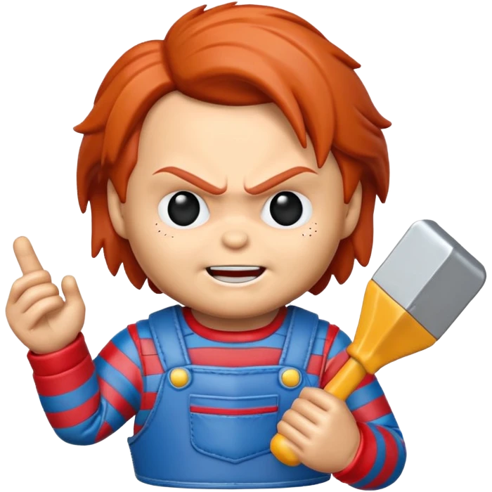 Un emojin de chuky emoji