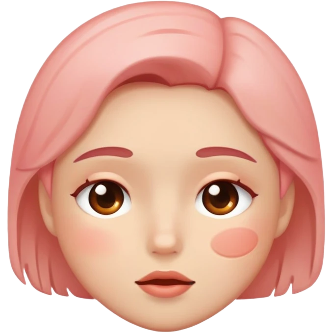 blushing emoji