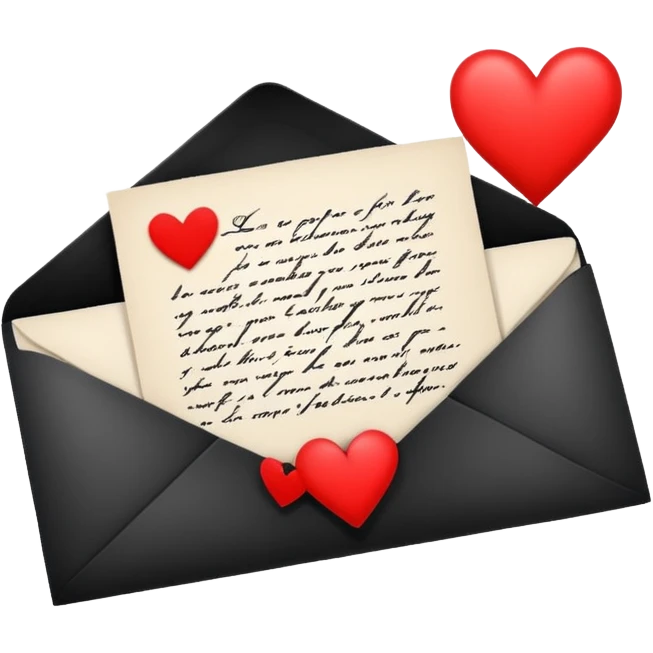 Love letter emoji
