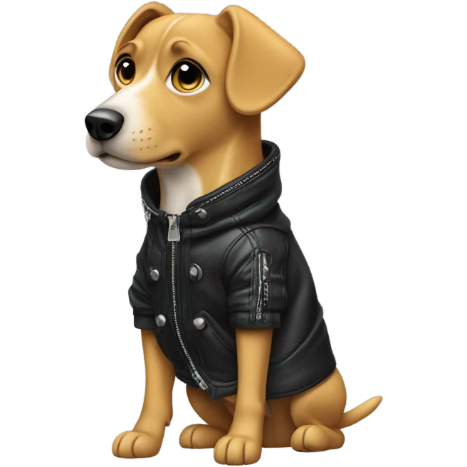 dog wearing balenciaga  emoji