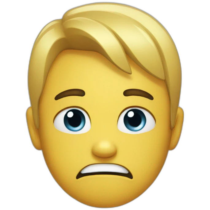 cry but confuse emoji