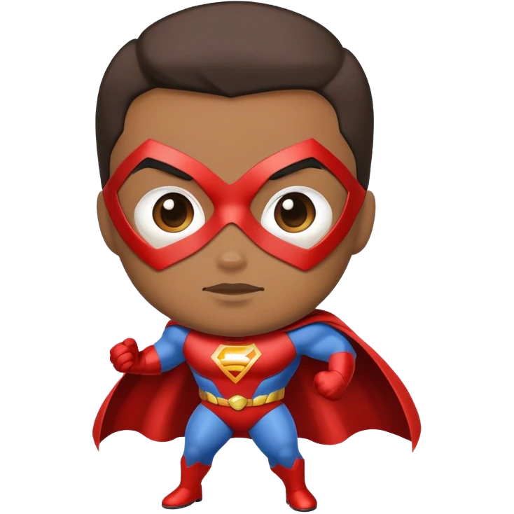 superhero in action emoji